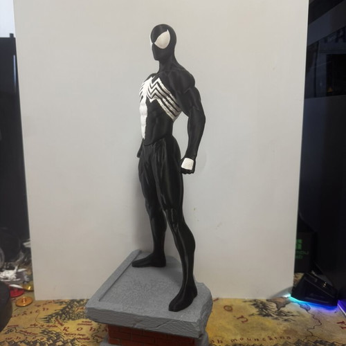 Spiderman Black Suit 3D Printed Figure, 40cm