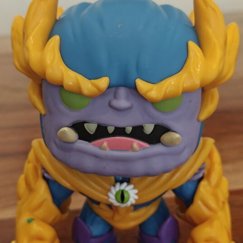 Funko Pop! Marvel Mech Strike Monster Hunters Thanos #993 refurbished