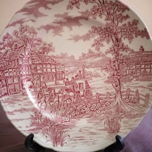 Staffordshire Alfred Meakin vintage collectible plates 27 cm