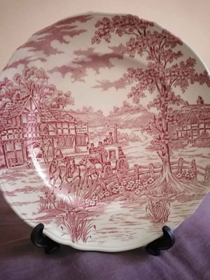 Staffordshire Alfred Meakin vintage collectible plates 27 cm