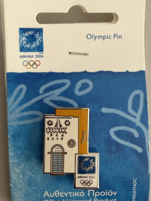 Olympic Pin Athens 2004 Limited Edition Tinos Peristeronas new