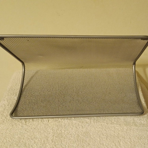 Metal wall holders set of 2, gray, like new, 32x26cm