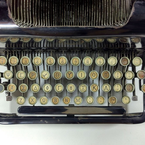 Rheinmetall 9 Typewriter vintage collectible used, needs repair