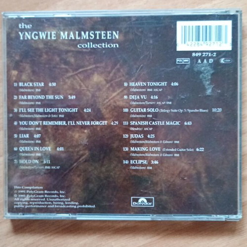 The Yngwie Malmsteen Collection CD authentic, in good condition
