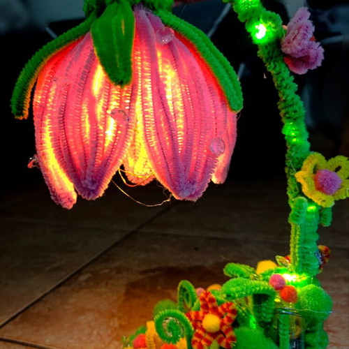 Handmade flower lamp new