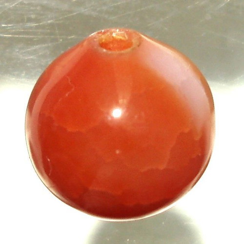 Natural agate bead hole 14.50 mm like new