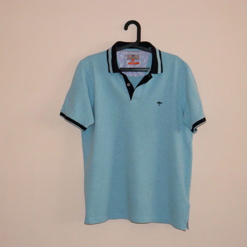 Fynch-Hatton men's polo shirt M, turquoise, modern fit