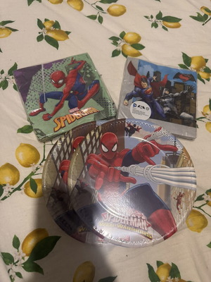 Σετ πιατάκια και χαρτοπετσέτες Spiderman καινούργιο