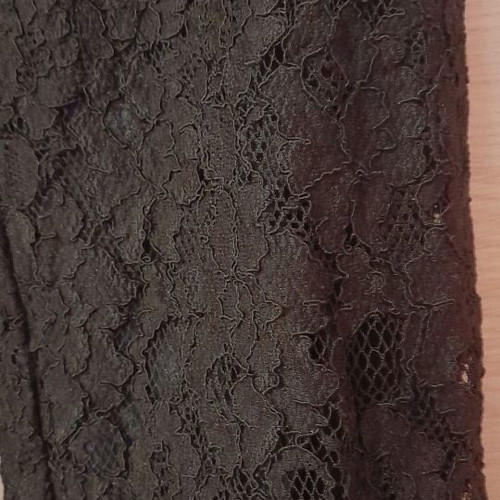 Black pants with lace like new, slim fit XS