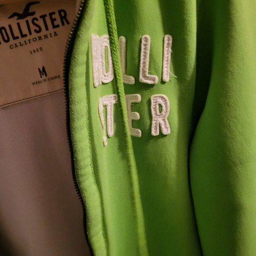 Hollister hoodie new, green, size medium