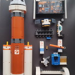 Lego City 60228 Deep Space Rocket και Launch Control μεταχειρισμένο, λείπουν κομμάτια