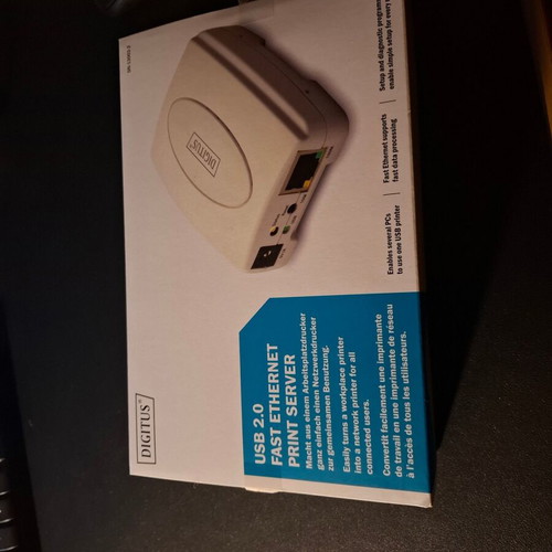 Digitus DN13003-2 Print Server Ethernet / USB like new