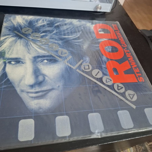 Rod Stewart Camouflage 1984 vinyl record