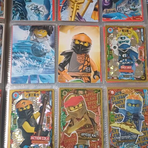 Κάρτες Lego Ninjago trading game σαν καινούργιες, 127 τεμάχια από season 20-22