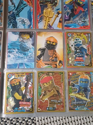 Κάρτες Lego Ninjago trading game σαν καινούργιες, 127 τεμάχια από season 20-22