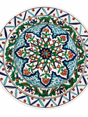 Ikaros Rhodes decorative plate φ29 used, excellent condition