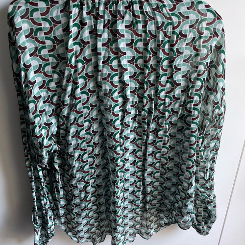 Zara XL blouse thin semi-transparent multicolor like new