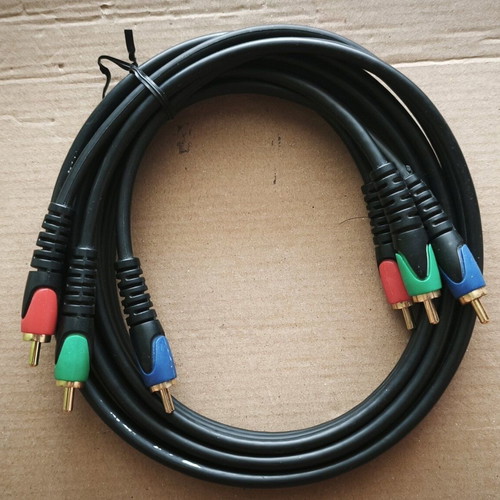 Component YUV (YPbPr) 3 RCA to 3 RCA male cable 1.5m