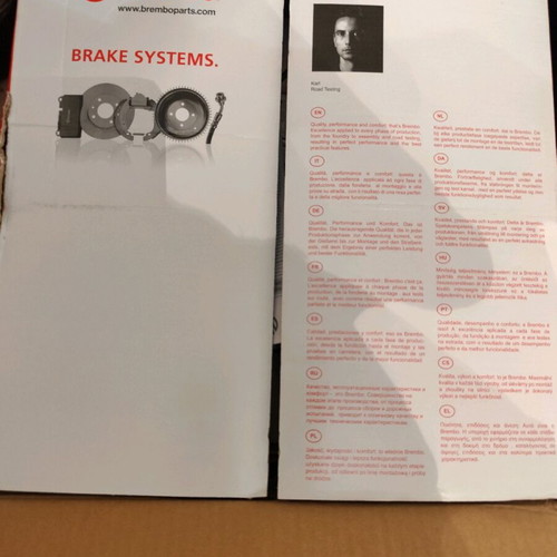 Brembo εγχαρακτές δισκόπλακες καινούργιες, υψηλής άνθρακος