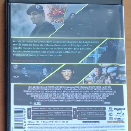 The Expendables 4 4K Ultra HD Blu-ray new, German subtitles
