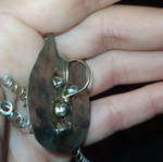 Handmade cat necklace like new