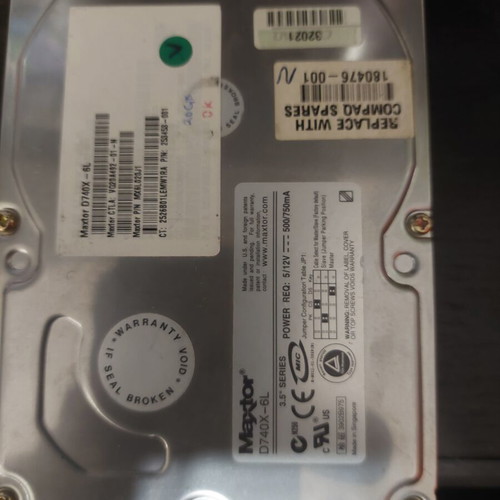 Maxtor HDD disk 20 Gb IDE used