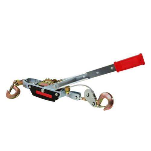 Manual hoist with ratchet mechanism, 2.5m wire rope, 2t capacity new