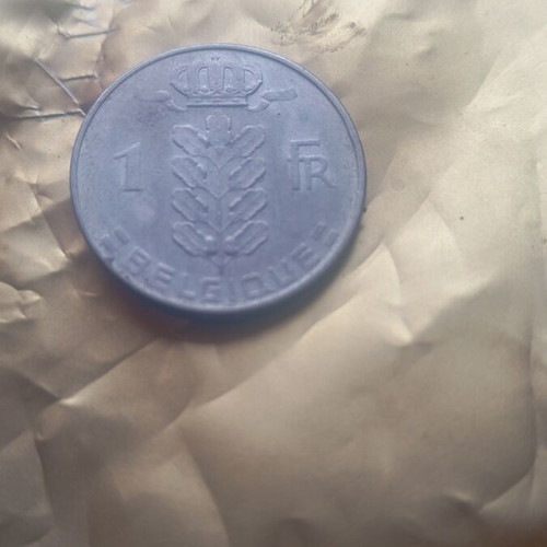 Belgium 1961 1 Franco coin used