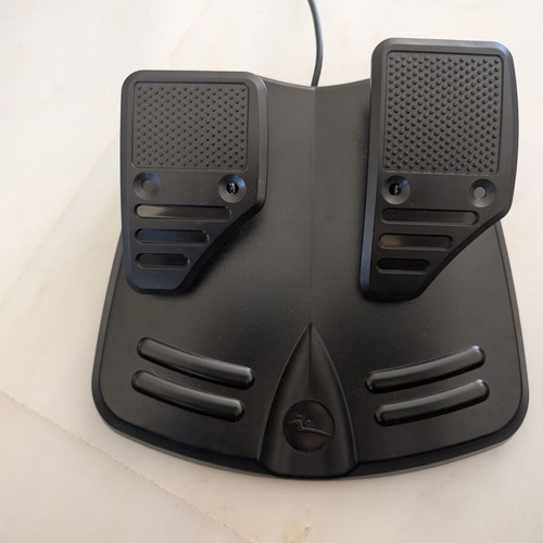 Joytech Williams F1 Team Racing Wheel JS-507 for PlayStation 2 used with pedals