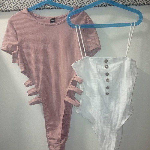 High cut bodysuits XS pack of 2 new
