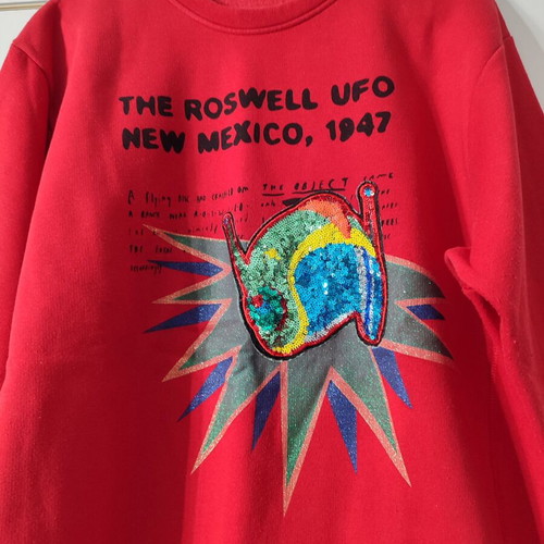 Red sweatshirt size One Size, like new