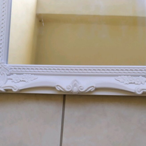Mirror plastic frame like new