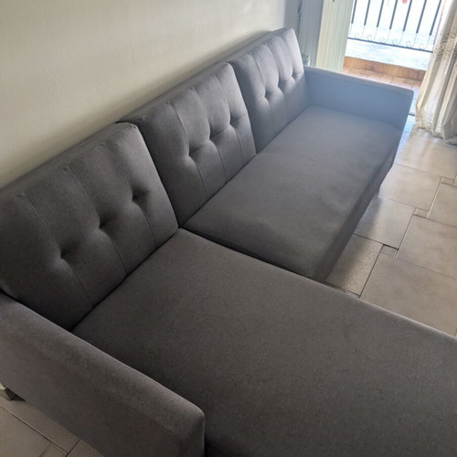 Tulsa 539 corner sofa, dark grey