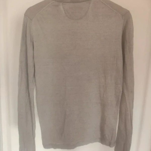 Marc O'Polo men's long-sleeve shirt 100% linen size S like new, light gray