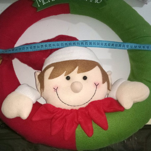 Christmas wreath with elf decoration new, 50 cm diameter