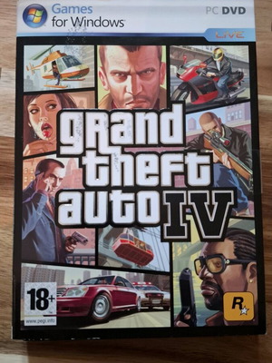 Grand Theft Auto IV (GTA 4) for PC like new with map and manual