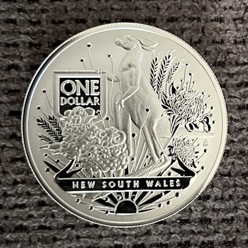 Australia’s Coat of Arms Silver Coin 99.9% New Royal Australian Mint 2022