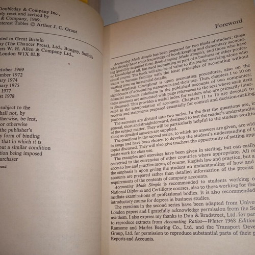 Made Simple Vintage Book Set used, Company Administration Marketing Accounting