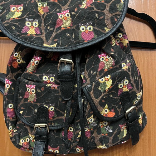 Multicolor backpack bag like new