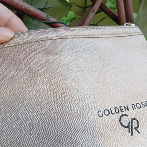 Golden Rose Waterproof Toiletry Bag new, gold