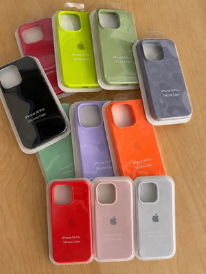 Apple Silicone Case for iPhone 16 Pro new, premium microfiber lining