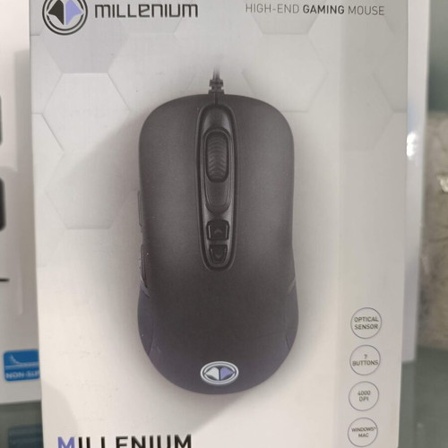Millenium MO1 wired black mouse new, gaming
