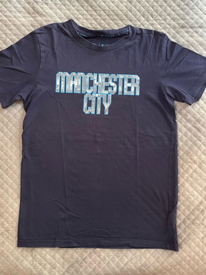 Manchester City Boys' T-shirt XL like new, dark blue, Puma