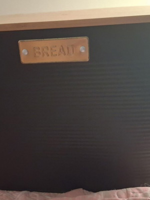 Metal breadbox new condition