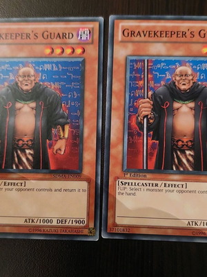 Yu-Gi-Oh Gravekeeper's Guard κάρτες