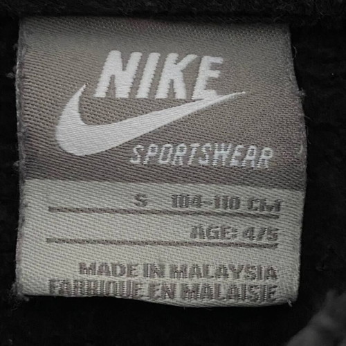 Nike Sportswear warm hooded sweatshirt for 4–5 years like new, black