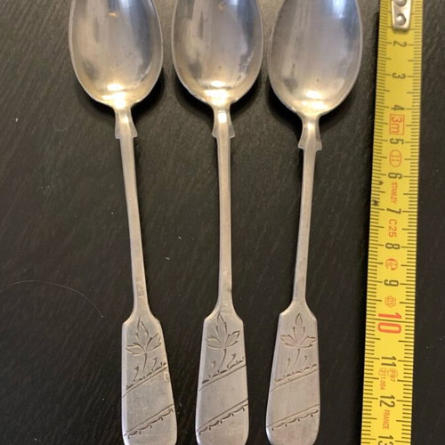 Silver spoon of Tsarist Russia used