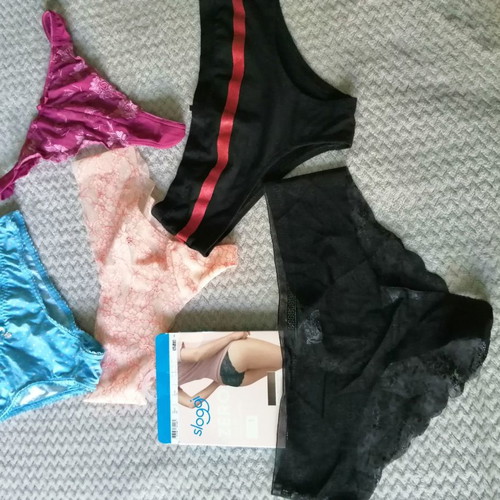 Lingerie new size L, pack of 5 (Venus Victoria, Luna, Sloggi, Tezenis)