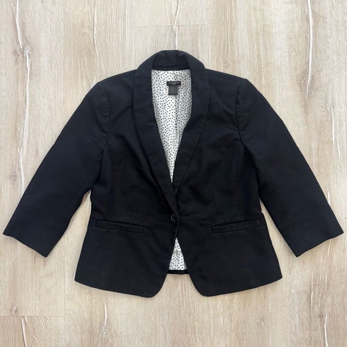 Ann Taylor Petite Women’s Size 10P Black Blazer like new