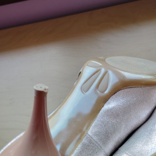 Vic Matie' shoes size 40 used, elegant high heels gold-beige